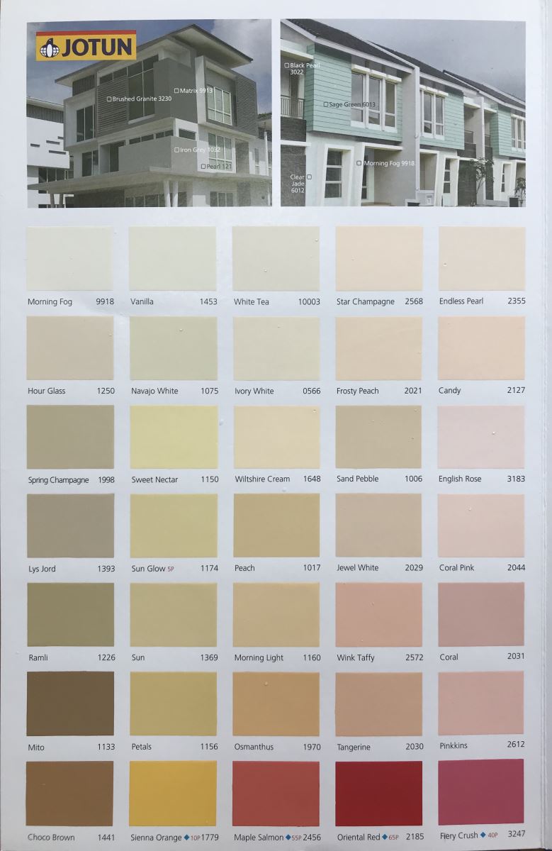 Bảng màu sơn Jotun: Dễ dàng lựa chọn màu sắc cho căn phòng hay sản phẩm của bạn với bảng màu sơn Jotun đa dạng và đẹp mắt.